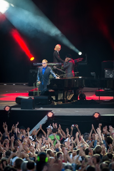 Elton John au Paléo par Lionel Flusin