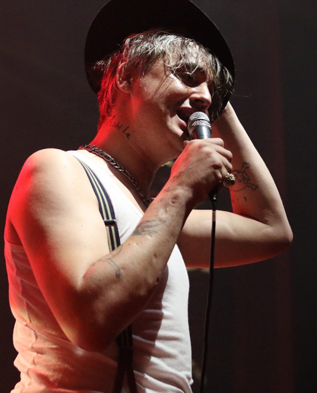 Pete Doherty en concert au Bataclan, le 16 novembre 2016