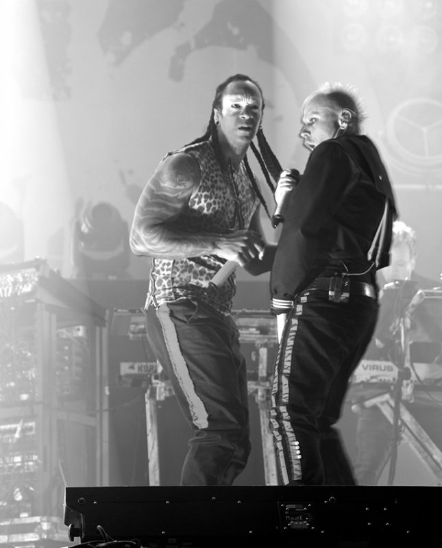 The Prodigy en concert au Festival Solidays, à l'Hippodrome de Longchamp, le 23 juin 2017 The Prodigy en concert au Festival Solidays, à l'Hippodrome de Longchamp, le 23 juin 2017