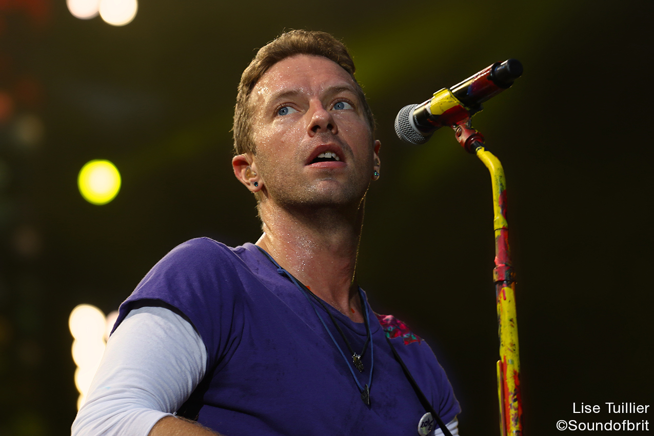 Coldplay en concert au Stade de France en 2017