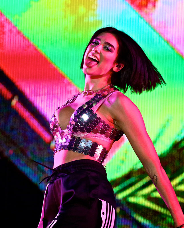 Dua Lipa au Sziget Festival en 2018