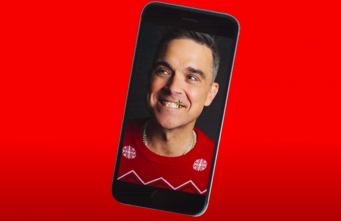 Robbie Williams - Capture écran Cant Stop Christmas