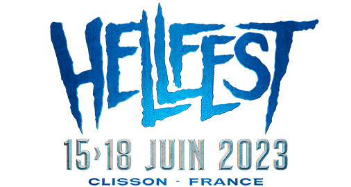 logo hellfest dates 15 au 18 juin 2023 à Clisson