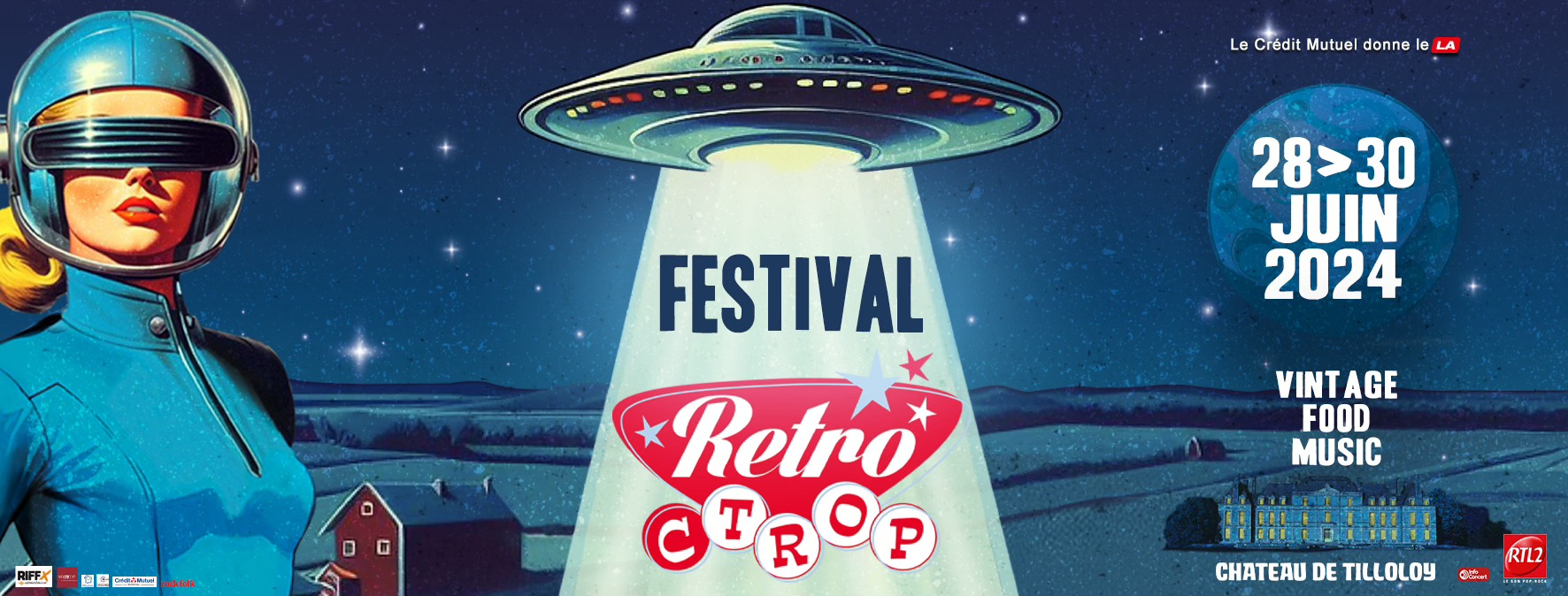 Affiche Festival Retro C Trop 2024