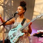 Lianne La Havas en concert au Fnac Live Festival (Hôtel de Ville de Paris), le 23 juillet 2016.