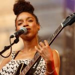 Lianne La Havas en concert au Fnac Live Festival (Hôtel de Ville de Paris), le 23 juillet 2016.