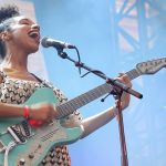 Lianne La Havas en concert au Fnac Live Festival (Hôtel de Ville de Paris), le 23 juillet 2016.