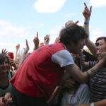 Cage The Elephant en concert au Festival Solidays, à l'Hippodrome de Longchamp, le 24 juin 2017