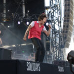 Cage The Elephant en concert au Festival Solidays, à l'Hippodrome de Longchamp, le 24 juin 2017