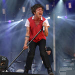 Cage The Elephant en concert au Festival Solidays, à l'Hippodrome de Longchamp, le 24 juin 2017