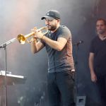 Ibrahim Maalouf en concert au Festival Solidays, à l'Hippodrome de Longchamp, le 24 juin 2017