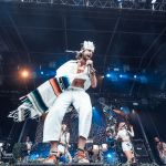 Crystal Fighters au festival Lollapalooza Paris, à l'hippodrome de Longchamp, le 22 juillet 2017