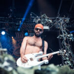 Crystal Fighters au festival Lollapalooza Paris, à l'hippodrome de Longchamp, le 22 juillet 2017