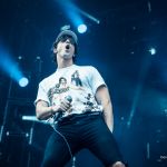 Don Broco en concert au festival Lollapalooza Paris, à l'hippodrome de Longchamp, le 22 juillet 2017