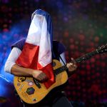 Coldplay en concert au Stade de France, à Paris, le 15 juillet 2017