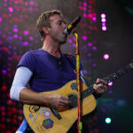Coldplay en concert au Stade de France, à Paris, le 15 juillet 2017