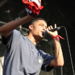 Loyle Carner en concert au Fnac Live Festival, sur le parvis de l'Hôtel De Ville de Paris, le 7 juillet 2017