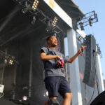 Loyle Carner en concert au Fnac Live Festival, sur le parvis de l'Hôtel De Ville de Paris, le 7 juillet 2017