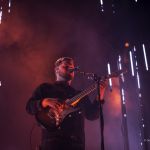 Alt-J en concert à l'Accord Arena Paris Bercy, à Paris, le 11 janvier 2018